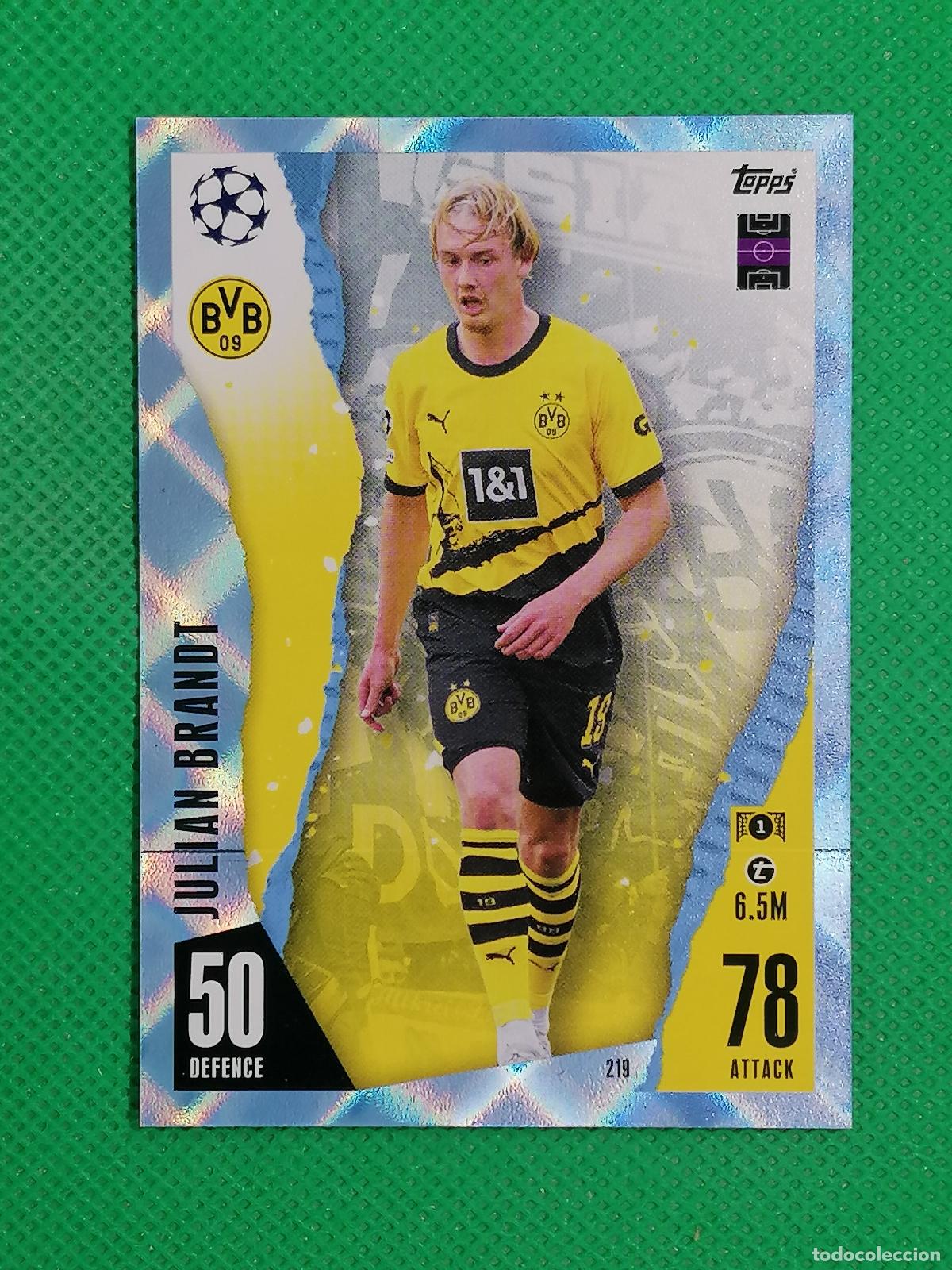 Figurine di Calcio: 219 JULIAN BRANDT BORUSSIA DE DORTMUND CRYSTAL ⚽ TOPPS MATCH ATTAX 2023 2024 23 24 ⚽