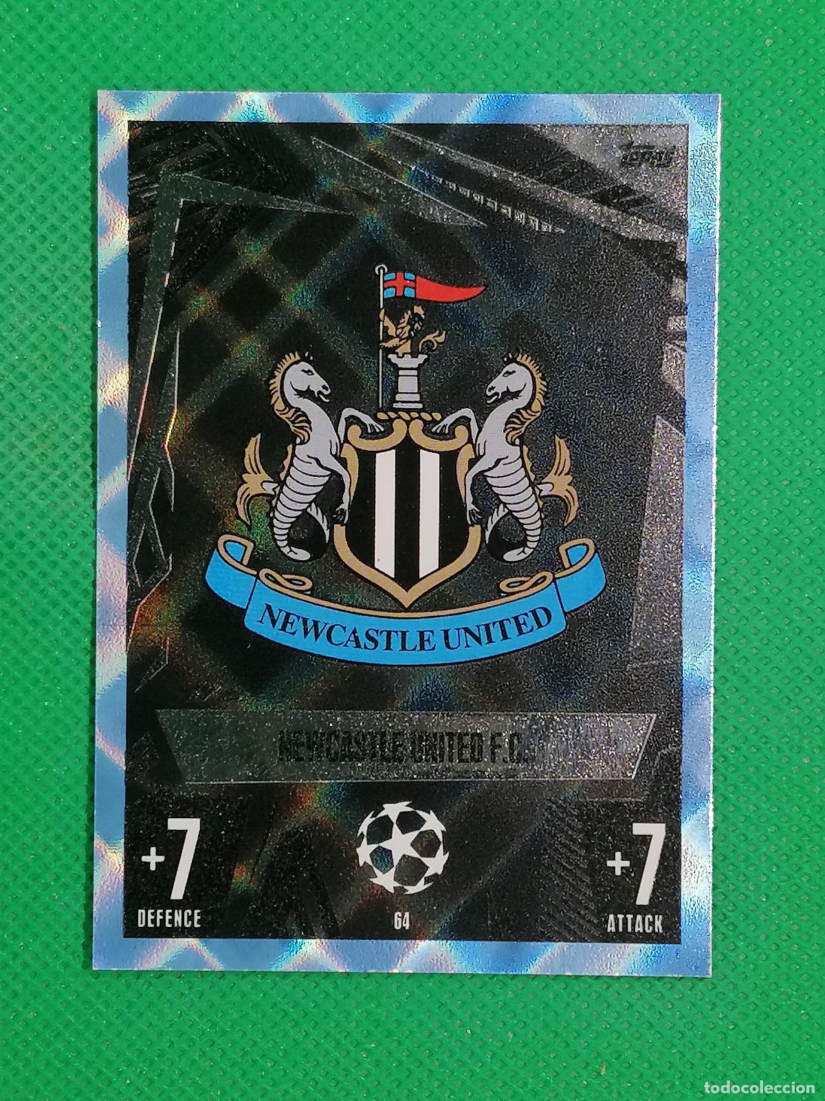 Football Stickers: 64 ESCUDO NEWCASTLE UNITED CRYSTAL ⚽ TOPPS MATCH ATTAX 2023 2024 23 24 ⚽