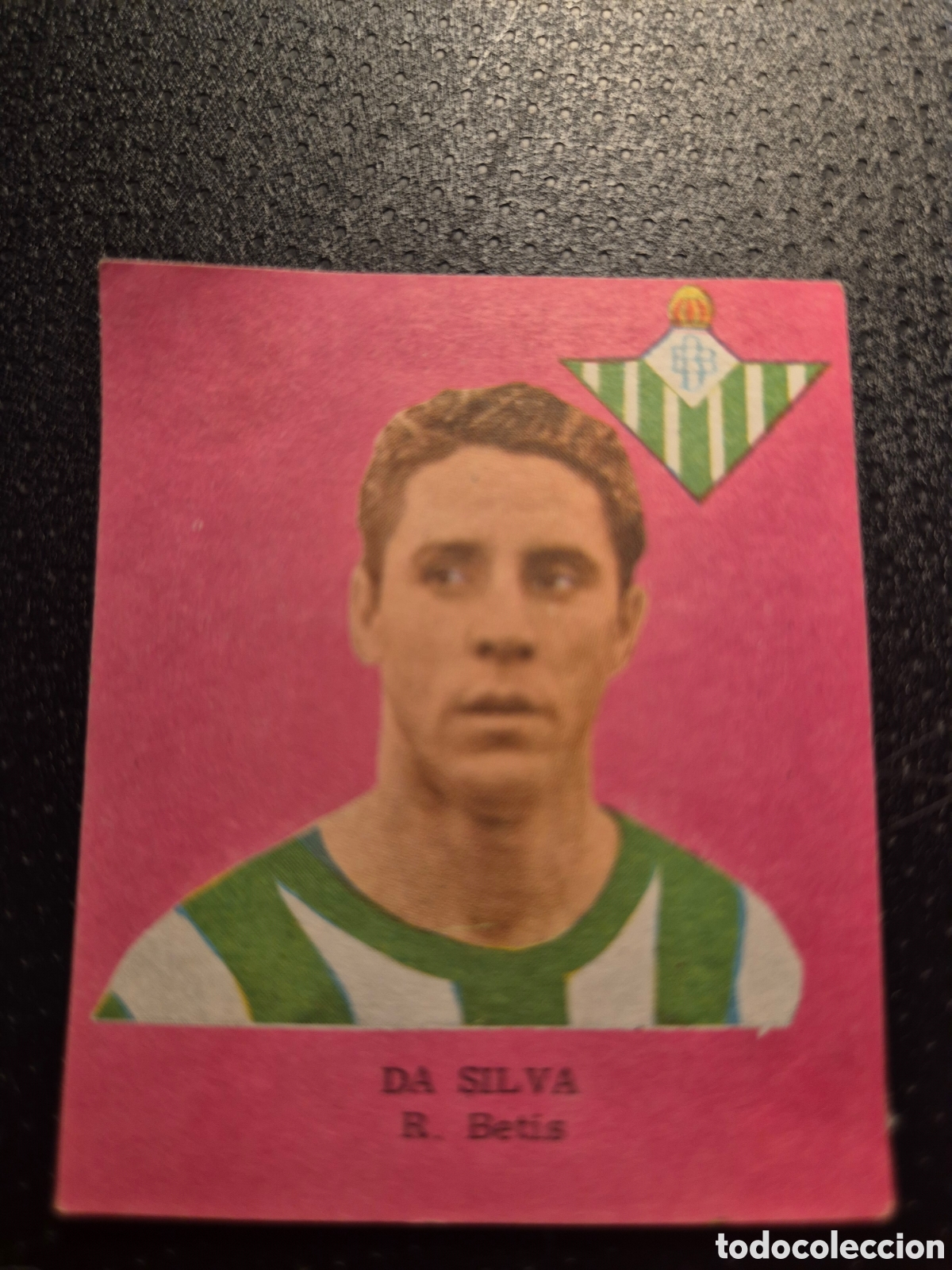 Cromos de f&uacute;tbol: DA SILVA R BETIS FUTBOL 1963 DISGRA FHER