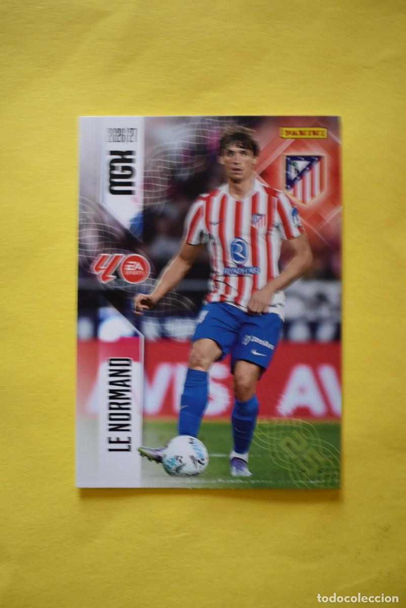 Cromos de Futebol: Cromo La Liga. Megacracks. 2026 2027. 26 27. Le Normand. Atl&eacute;tico de Madrid. N. &ordm; 59. Panini