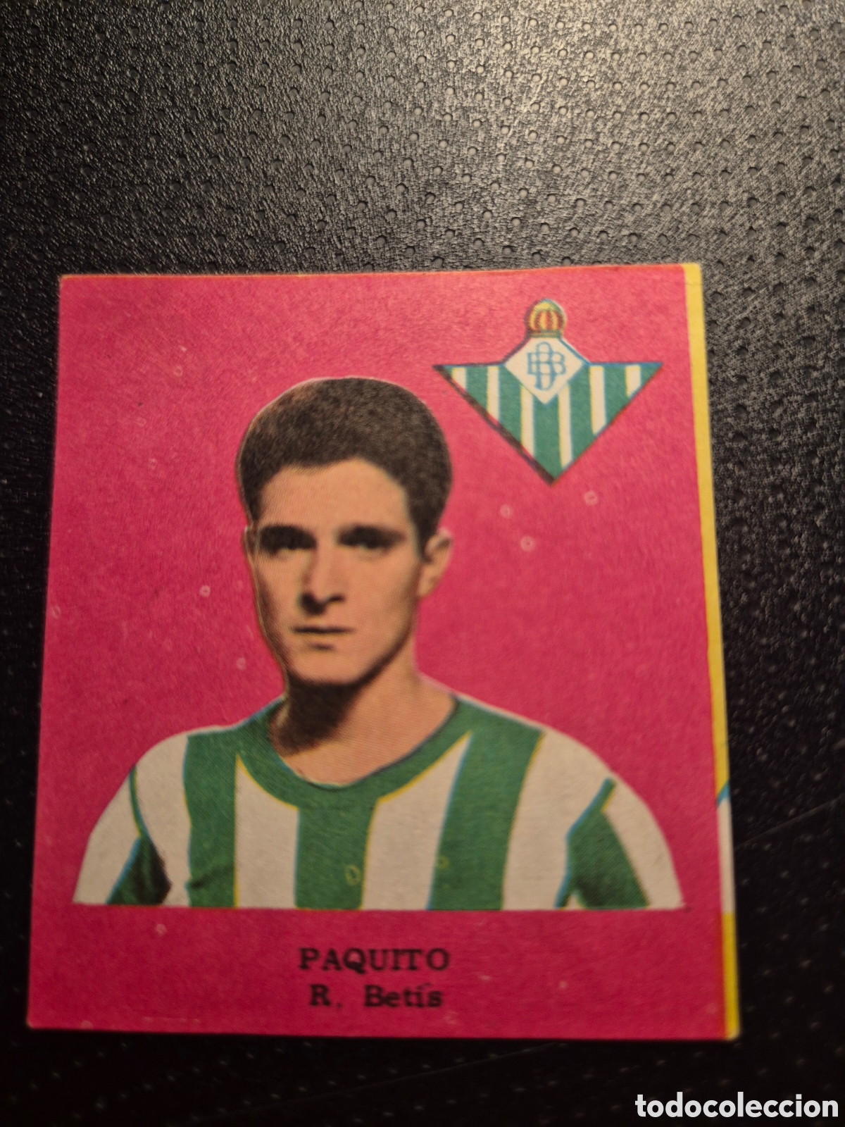 Cromos de Futebol: PAQUITO R BETIS FUTBOL 1963 DISGRA FHER