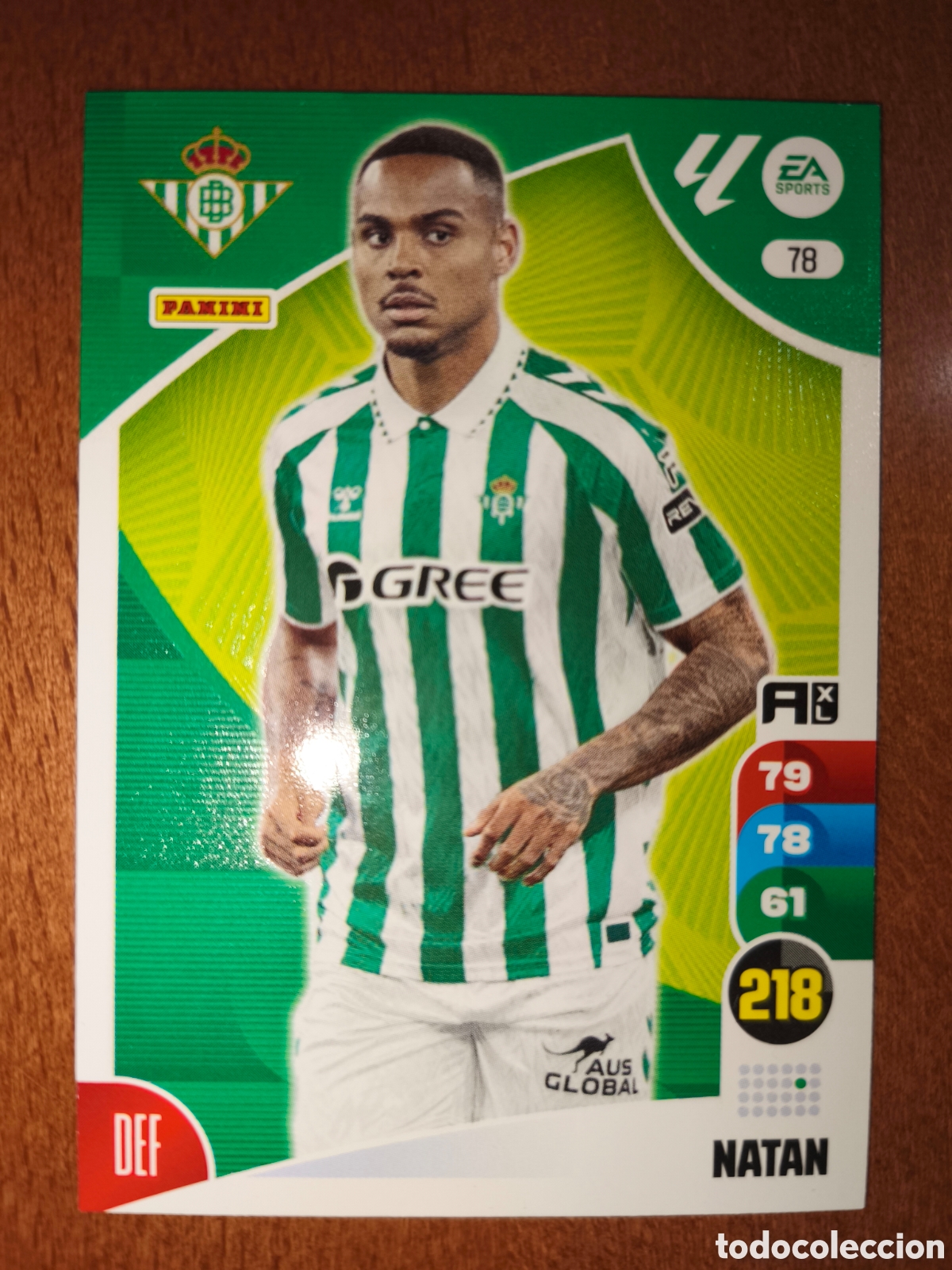 Cromos de Futebol: Natan n&deg;78 Adrenalyn XL 24/25 Real Betis