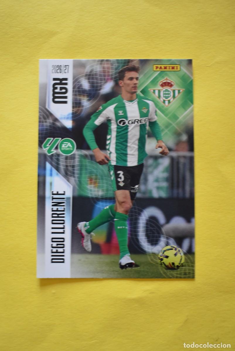 Cromos de Futebol: Cromo La Liga. Megacracks. 2026 2027. 26 27. Diego Llorente. Betis. N. &ordm; 96. Panini