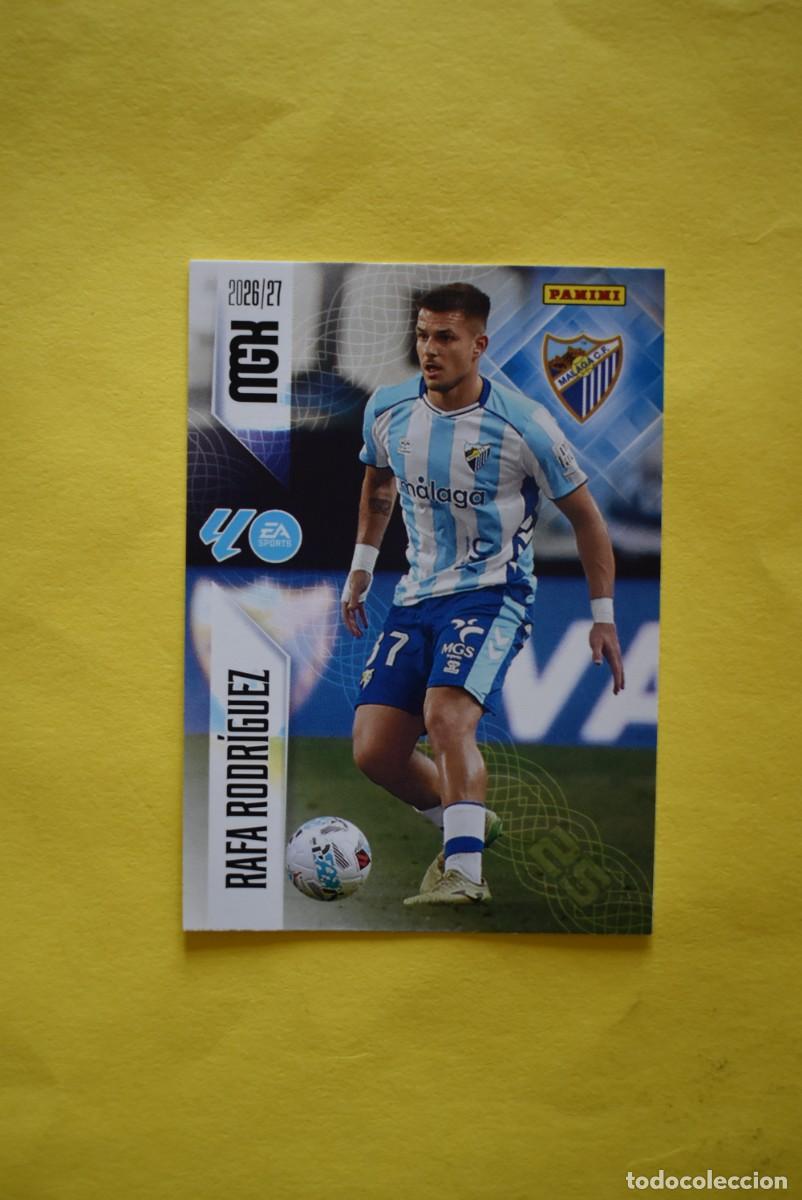 Cromos de Futebol: Cromo La Liga. Megacracks. 2026 2027. 26 27. Rafa Rodr&iacute;guez. M&aacute;laga. N. &ordm; 246. Panini