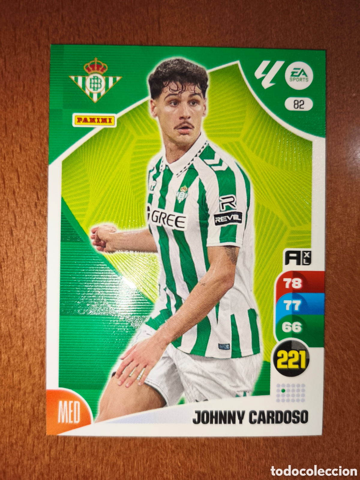 Fu&szlig;ball-Sticker: Johnny Cardoso n&deg;82 Adrenalyn XL 24/25 Real Betis