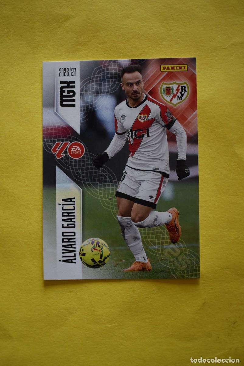 Cromos de Futebol: Cromo La Liga. Megacracks. 2026 2027. 26 27. &Aacute;lvaro Garc&iacute;a. Rayo Vallecano. N. &ordm; 303. Panini