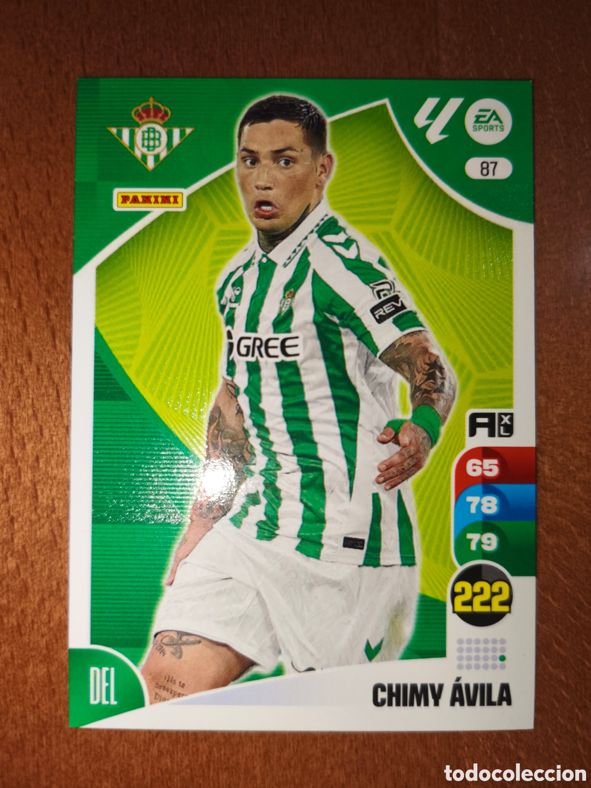 Cromos de Futebol: Chimy &Aacute;vila n&deg;87 Adrenalyn XL 24/25 Real Betis