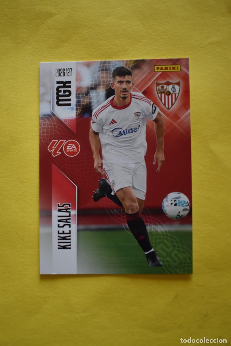 Fu&szlig;ball-Sticker: Cromo La Liga. Megacracks. 2026 2027. 26 27. Kike Salas. Sevilla. N. &ordm; 330. Panini