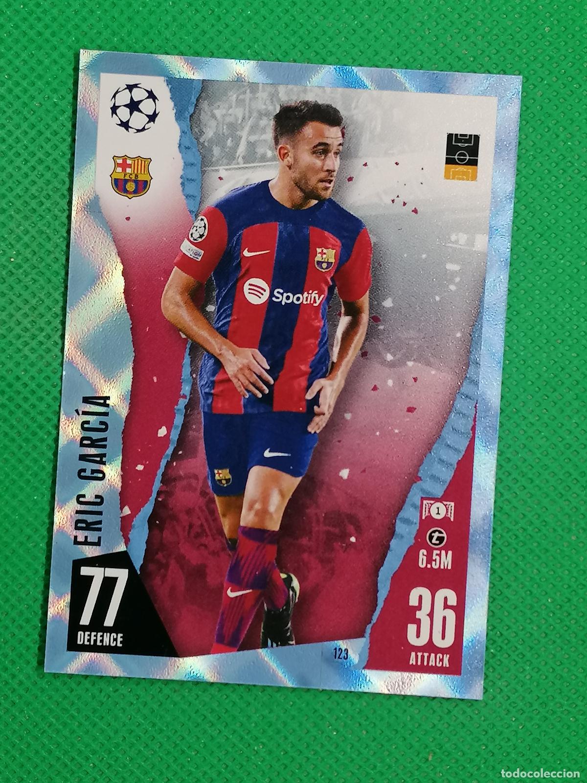 Cromos de Futebol: 123 ERIC GARCIA BARCELONA CRYSTAL ⚽ TOPPS MATCH ATTAX 2023 2024 23 24 ⚽