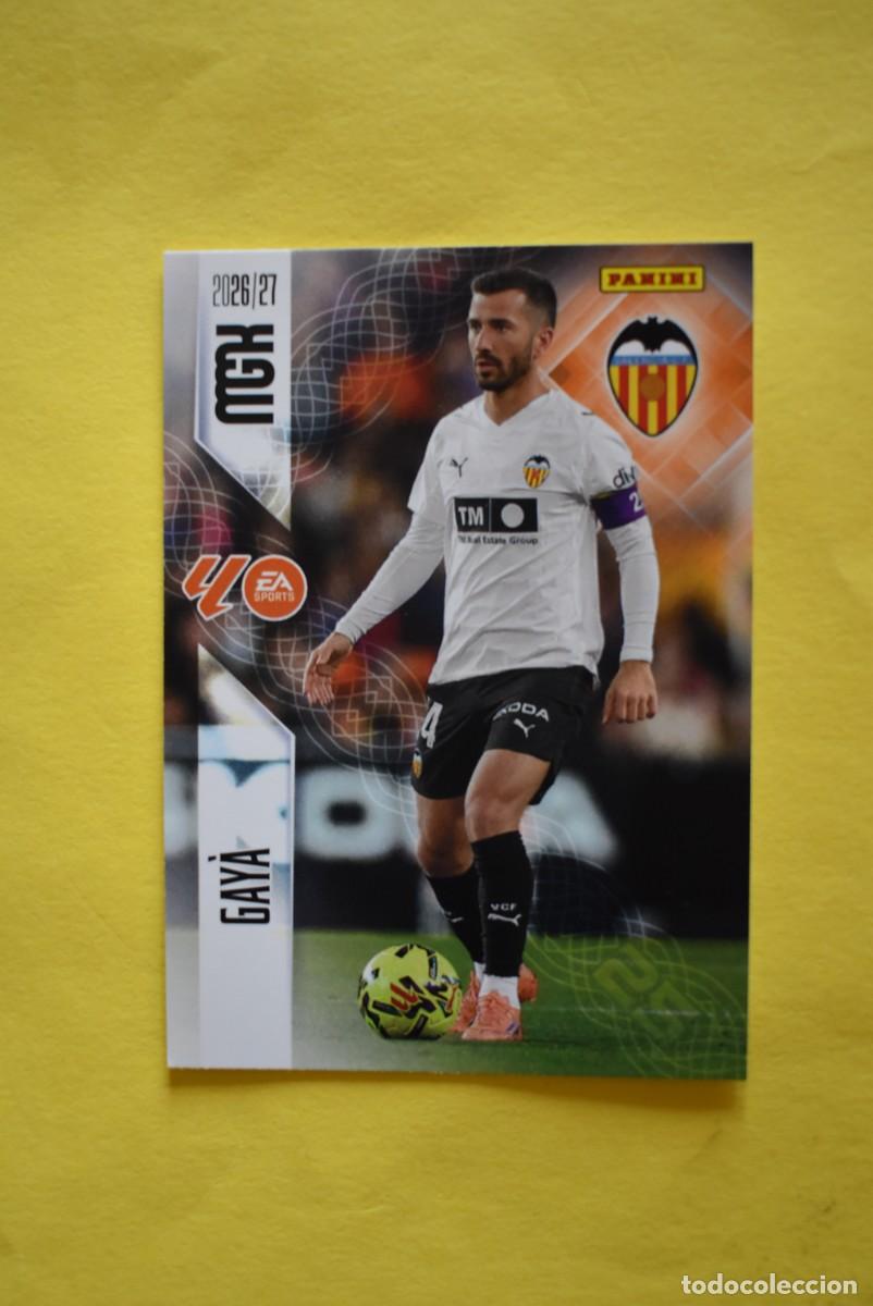 Cromos de Futebol: Cromo La Liga. Megacracks. 2026 2027. 26 27. Gay&aacute;. Valencia. N. &ordm; 351. Panini