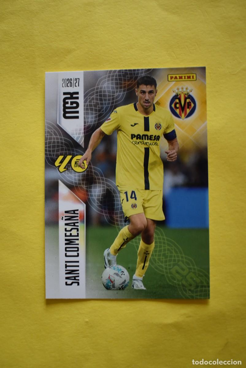 Cromos de Futebol: Cromo La Liga. Megacracks. 2026 2027. 26 27. Santi Comesa&ntilde;a. Villarreal. N. &ordm; 370. Panini