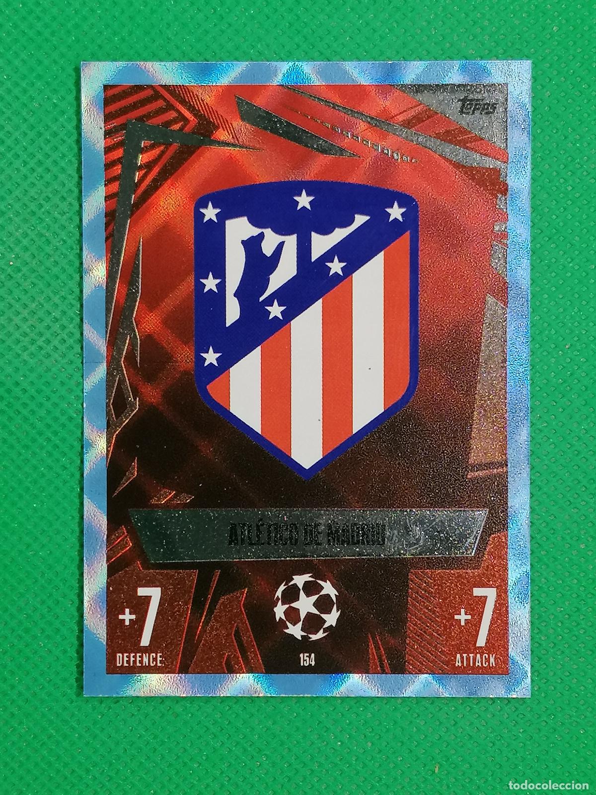 Figurine di Calcio: 154 ESCUDO ATLETICO DE MADRID CRYSTAL ⚽ TOPPS MATCH ATTAX 2023 2024 23 24 ⚽