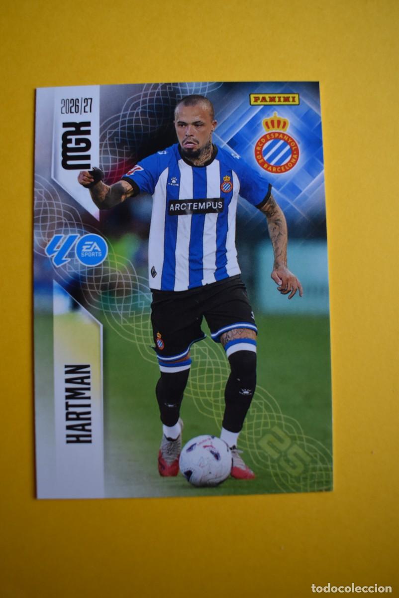 Figurine di Calcio: Cromo La Liga. Megacracks. 2026 2027. 26 27. Hartman. Espanyol. N. &ordm; 171. Panini