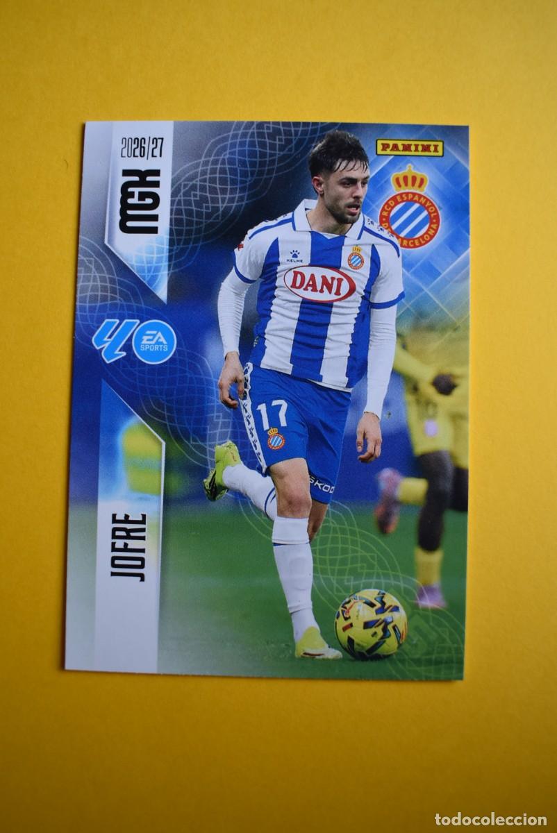 Figurine di Calcio: Cromo La Liga. Megacracks. 2026 2027. 26 27. Jofre. Espanyol. N. &ordm; 175. Panini