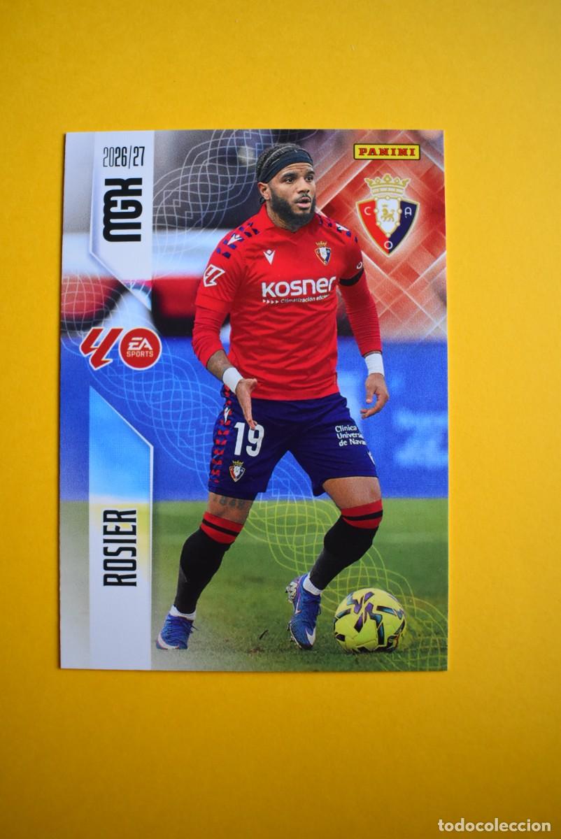 Figurine di Calcio: Cromo La Liga. Megacracks. 2026 2027. 26 27. Rosier. Osasuna. N. &ordm; 256. Panini
