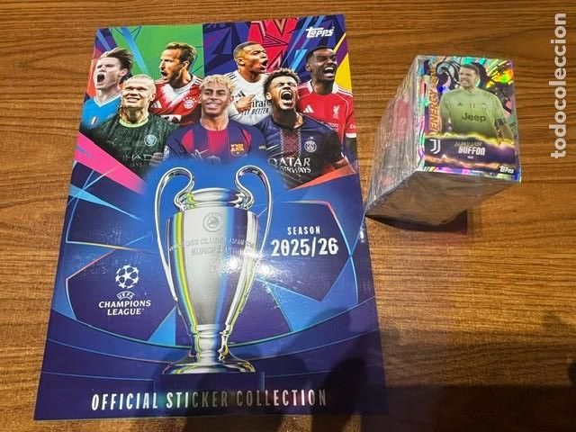 Figurine di Calcio: TOPPS ALBUM CHAMPIONS LEAGUE 2025/26, COLECCION COMPLETA, ALBUM + TODOS LOS CROMOS SIN PEGAR