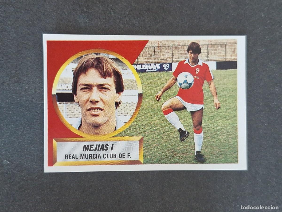 Figurine di Calcio: L5 MEJIAS I REAL MURCIA LIGA ESTE 1988 1989 88 89 NUNCA PEGADO SIN PEGAR