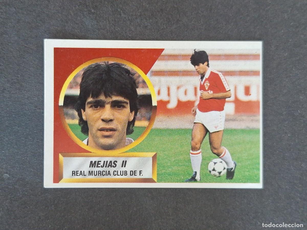 Figurine di Calcio: L5 MEJIAS II REAL MURCIA LIGA ESTE 1988 1989 88 89 NUNCA PEGADO SIN PEGAR
