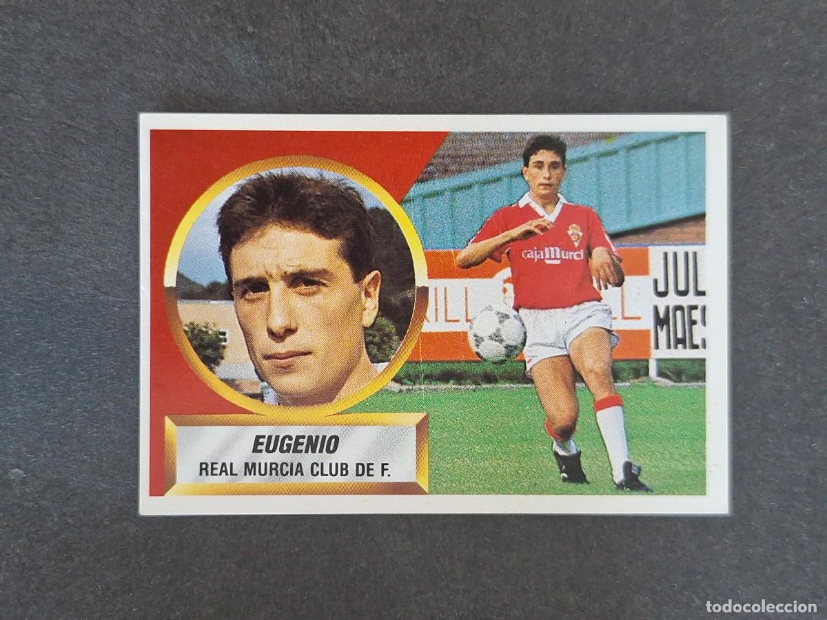 Figurine di Calcio: L5 EUGENIO REAL MURCIA LIGA ESTE 1988 1989 88 89 NUNCA PEGADO SIN PEGAR