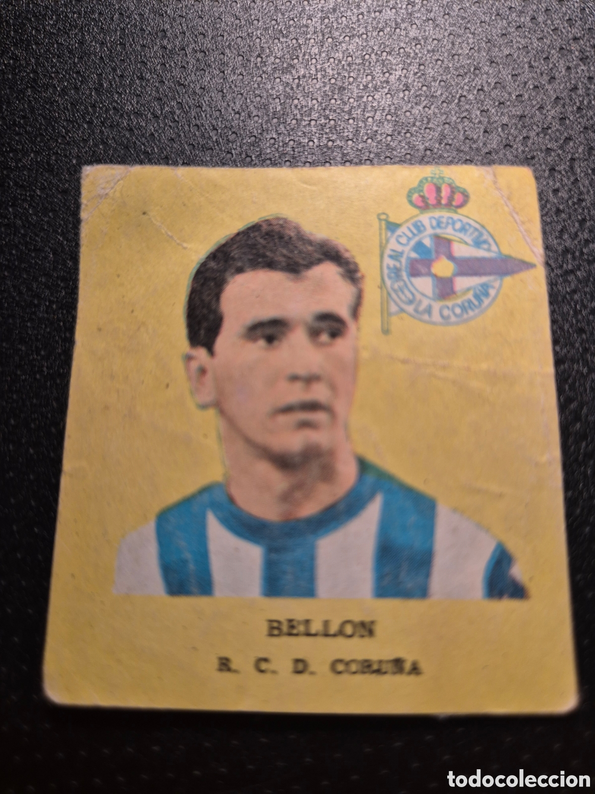 Figurine di Calcio: BELLON R C D CORU&Ntilde;A FUTBOL 1963 DISGRA FHER