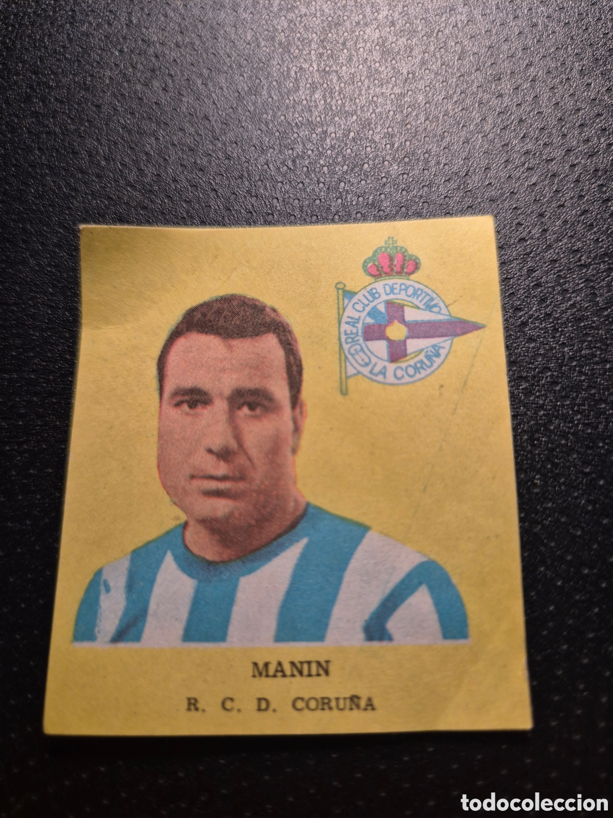 Figurine di Calcio: MANIN R C D CORU&Ntilde;A FUTBOL 1963 DISGRA FHER