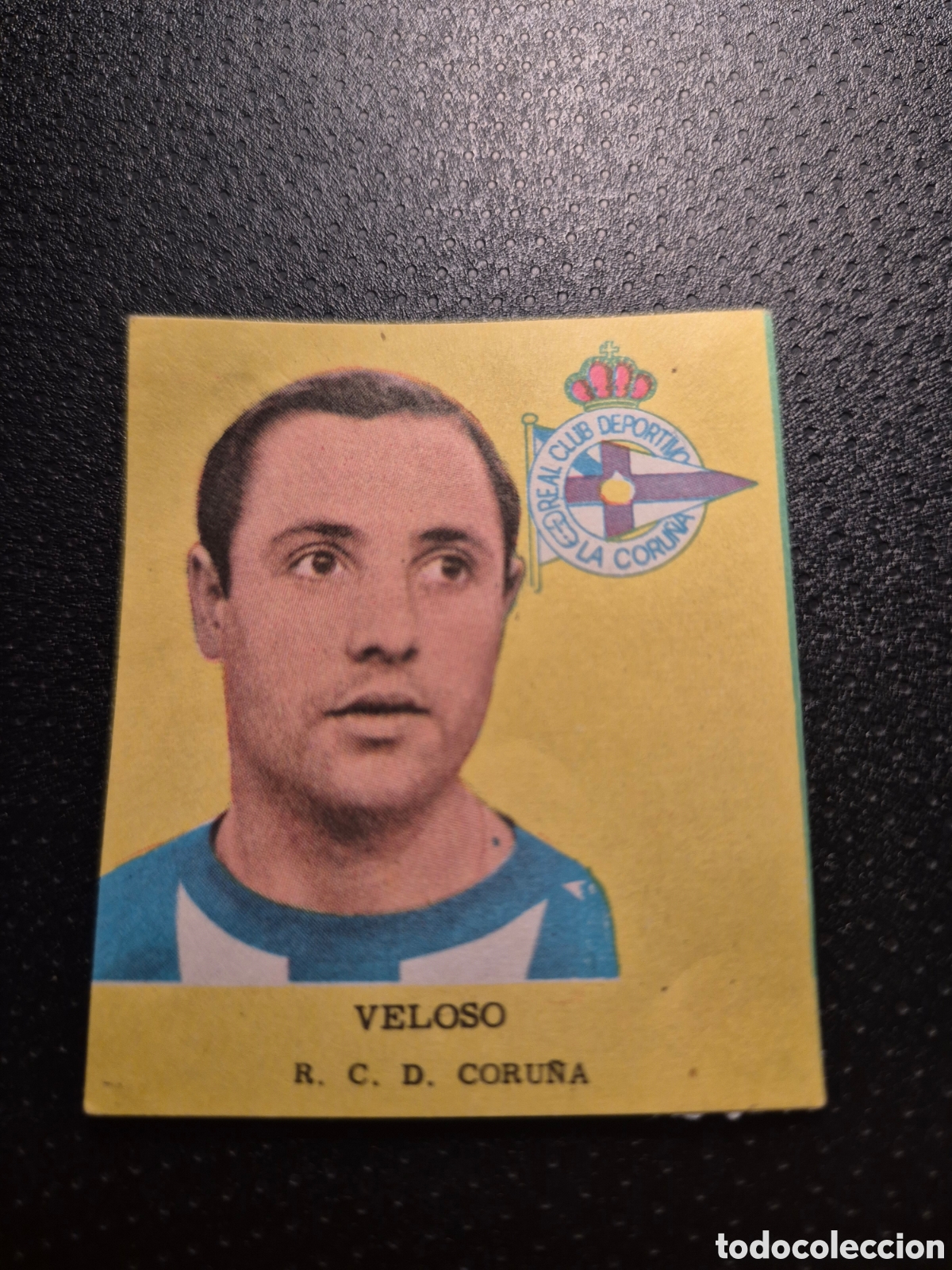 Figurine di Calcio: VELOSO R C D CORU&Ntilde;A FUTBOL 1963 DISGRA FHER