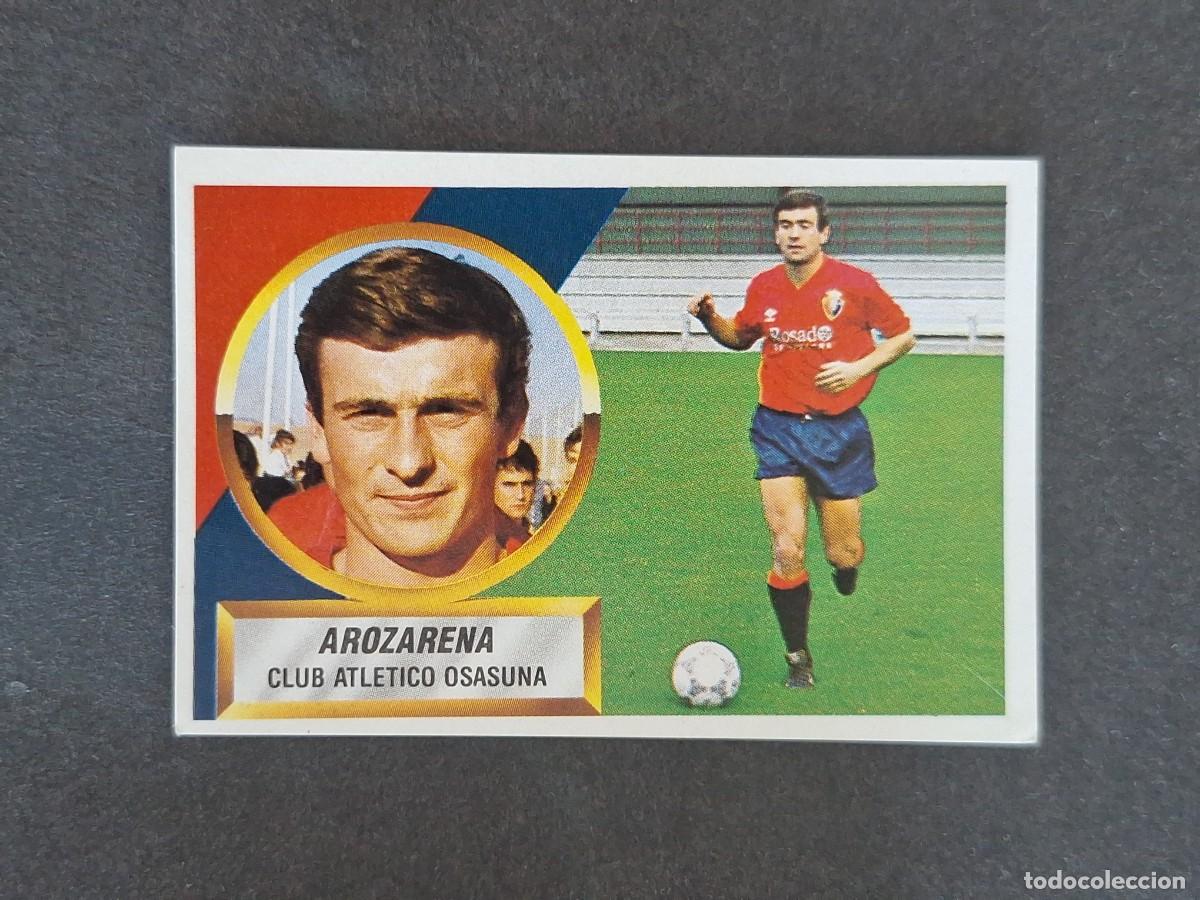 Figurine di Calcio: L5 AROZARENA C. A. OSASUNA LIGA ESTE 1988 1989 88 89 NUNCA PEGADO SIN PEGAR