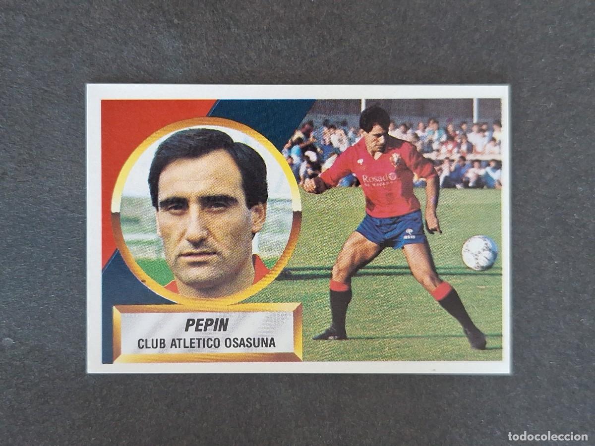 Fu&szlig;ball-Sticker: L5 PEPIN C. A. OSASUNA LIGA ESTE 1988 1989 88 89 NUNCA PEGADO SIN PEGAR