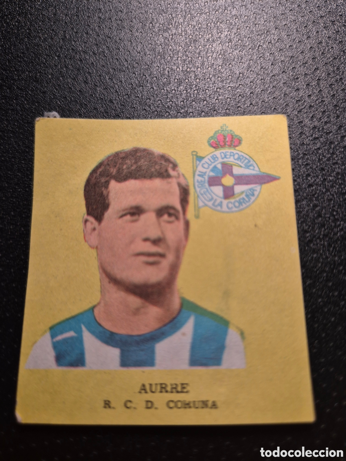 Fu&szlig;ball-Sticker: AURRE R C D CORU&Ntilde;A FUTBOL 1963 DISGRA FHER