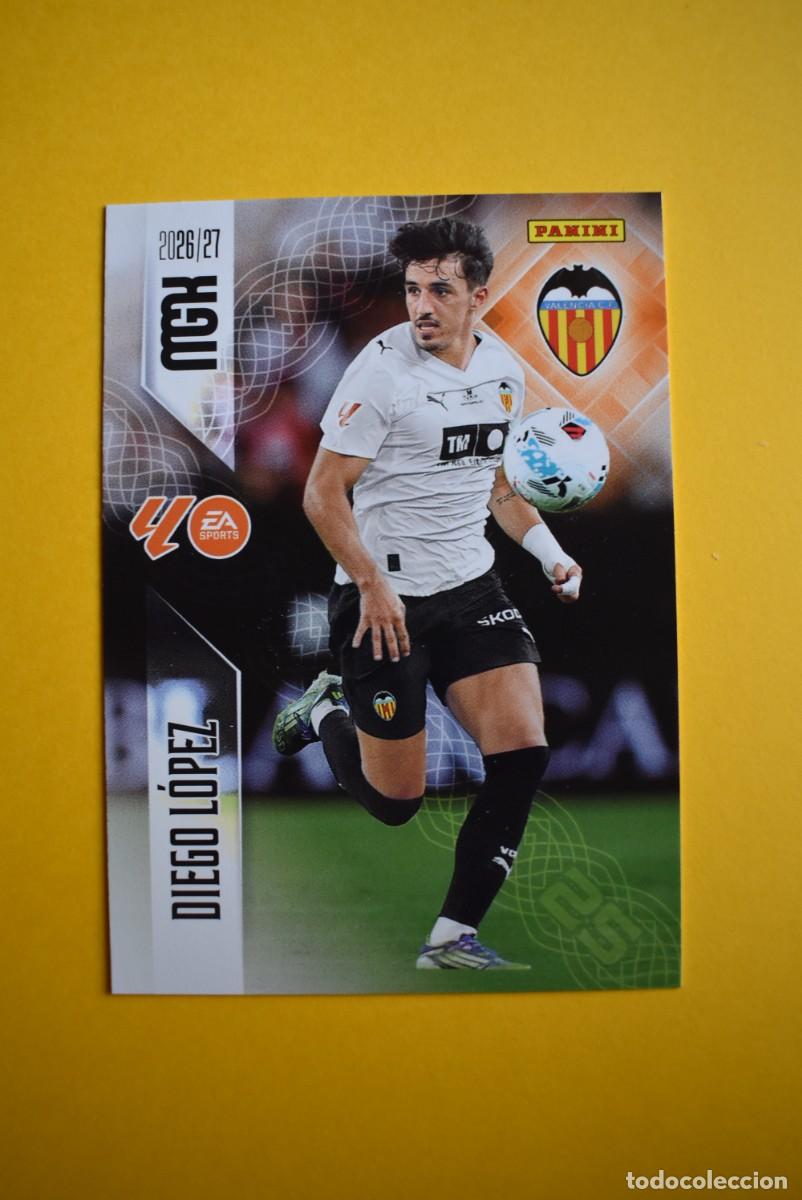 Football Stickers: Cromo La Liga. Megacracks. 2026 2027. 26 27. Diego L&oacute;pez. Valencia. N. &ordm; 359. Panini