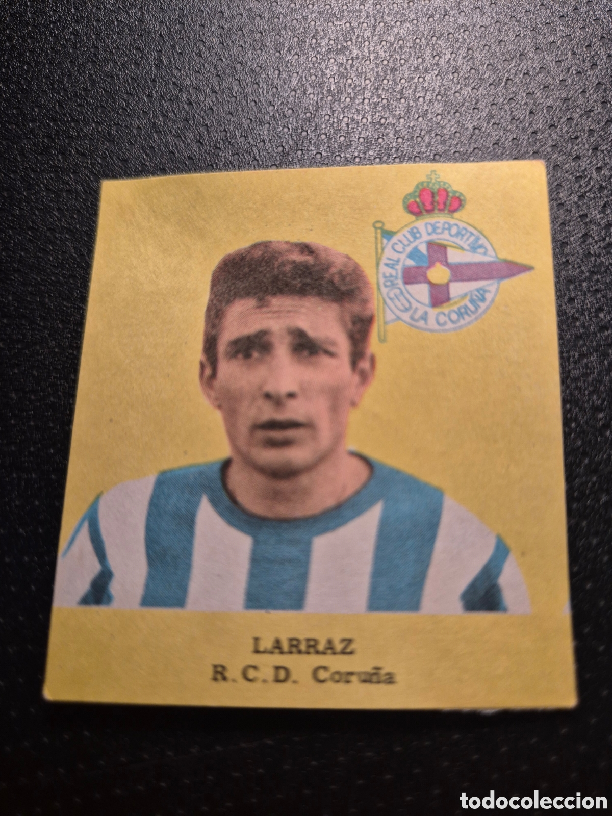 Football Stickers: LARRAZ R C D CORU&Ntilde;A FUTBOL 1963 DISGRA FHER