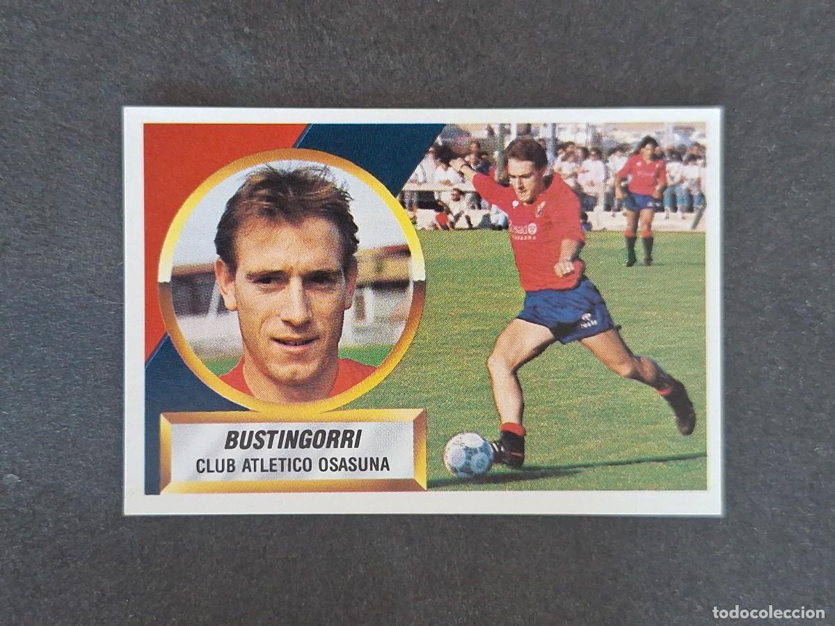 Football Stickers: L5 BUSTINGORRI C. A. OSASUNA LIGA ESTE 1988 1989 88 89 NUNCA PEGADO SIN PEGAR