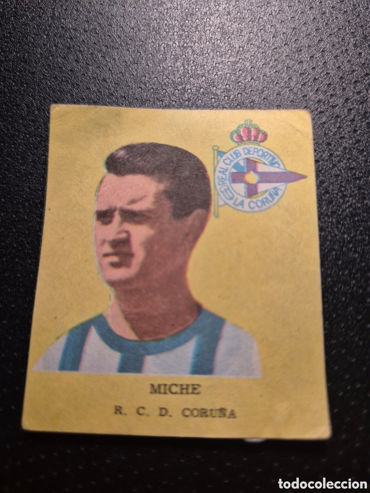 Football Stickers: MICHE R C D CORU&Ntilde;A FUTBOL 1963 DISGRA FHER