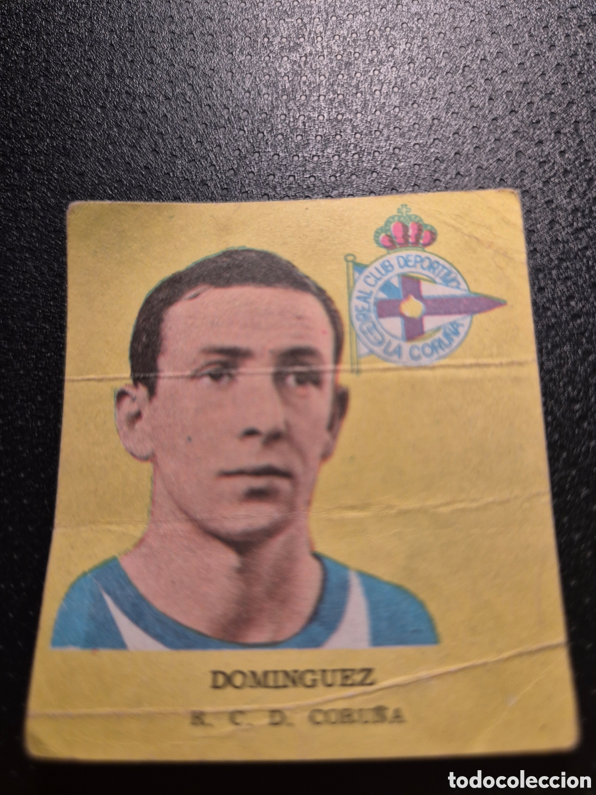 Football Stickers: DOMINGUEZ R C D CORU&Ntilde;A FUTBOL 1963 DISGRA FHER