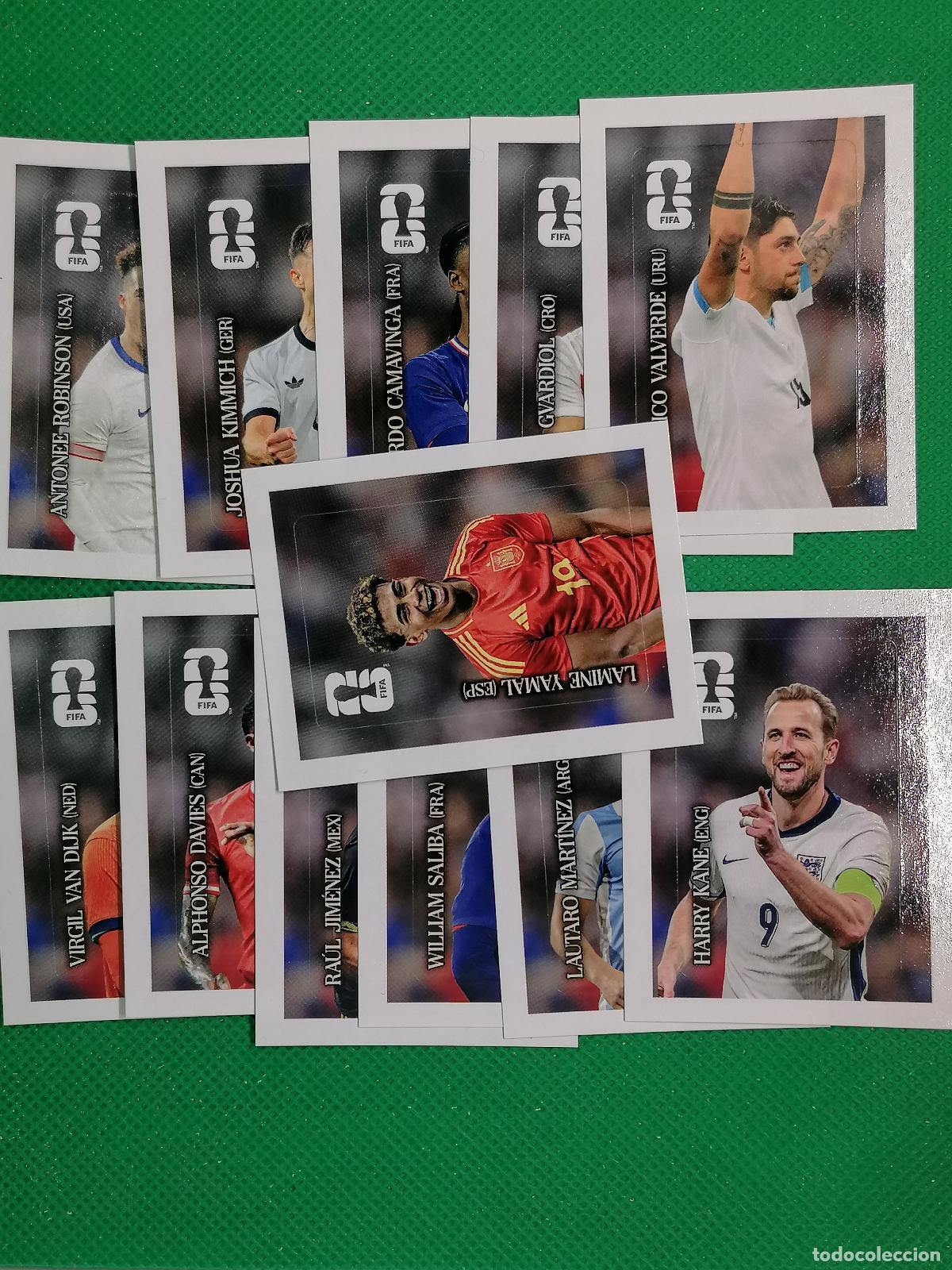 Football Stickers: LOTE COMPLETO DE 12 COCA COLA COCACOLA YAMAL KANE ⚽ PANINI FIFA MUNDIAL WORLD CUP 26 2026 STICKER ⚽
