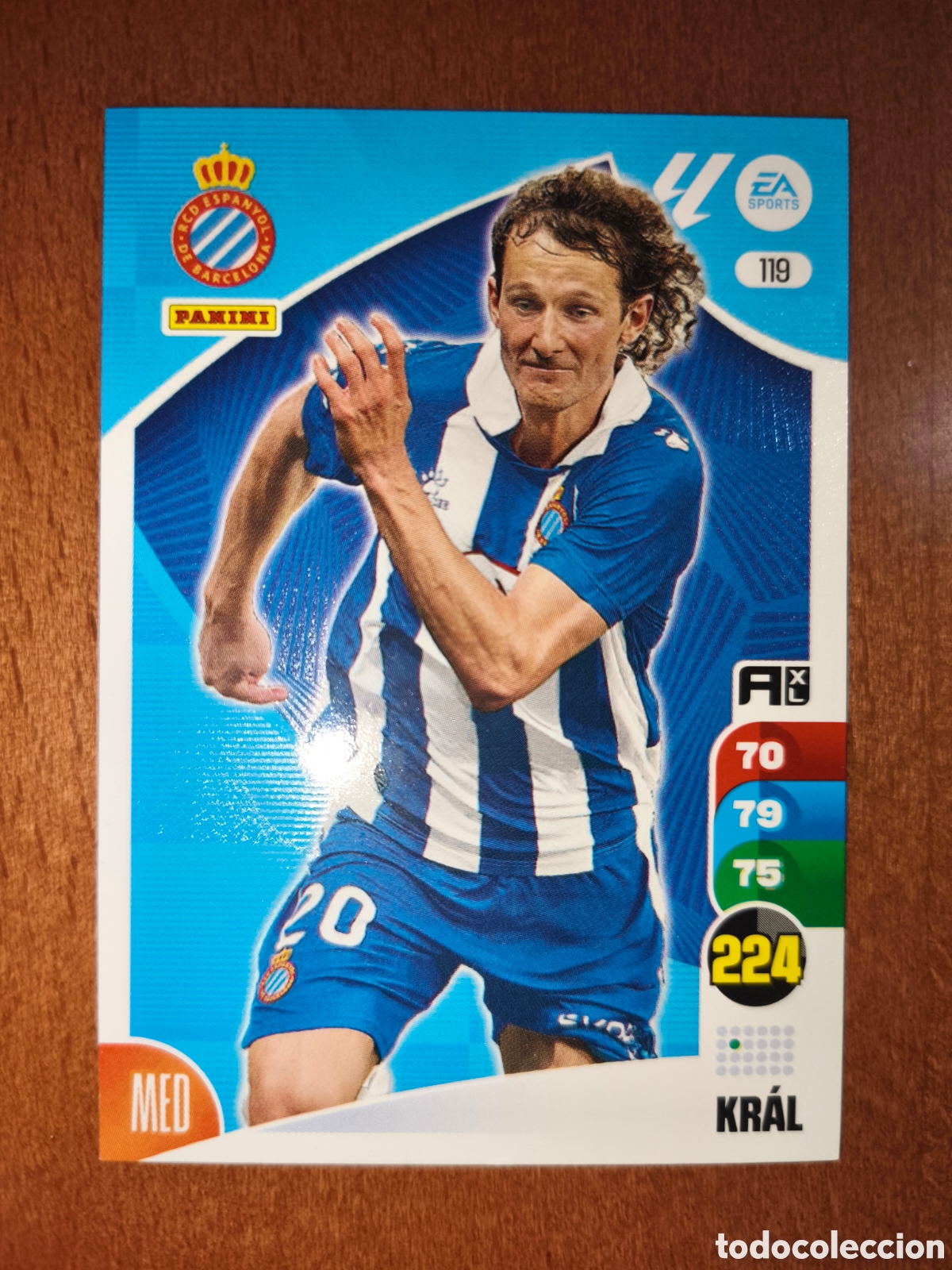 Cartes &agrave; collectionner de Football: Kral n&deg;119 Adrenalyn XL 24/25 Espanyol