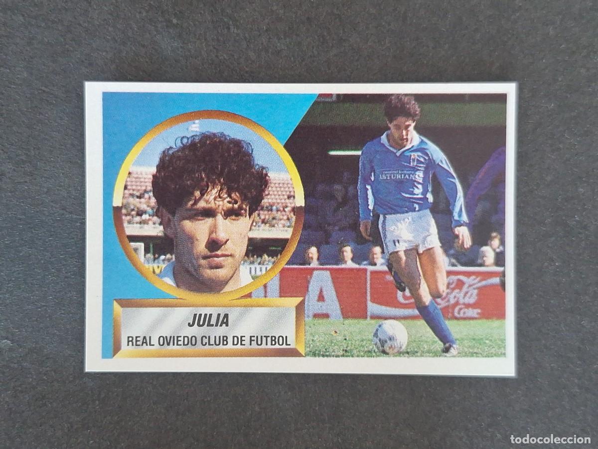 Cartes &agrave; collectionner de Football: L5 JULIA REAL OVIEDO LIGA ESTE 1988 1989 88 89 NUNCA PEGADO SIN PEGAR