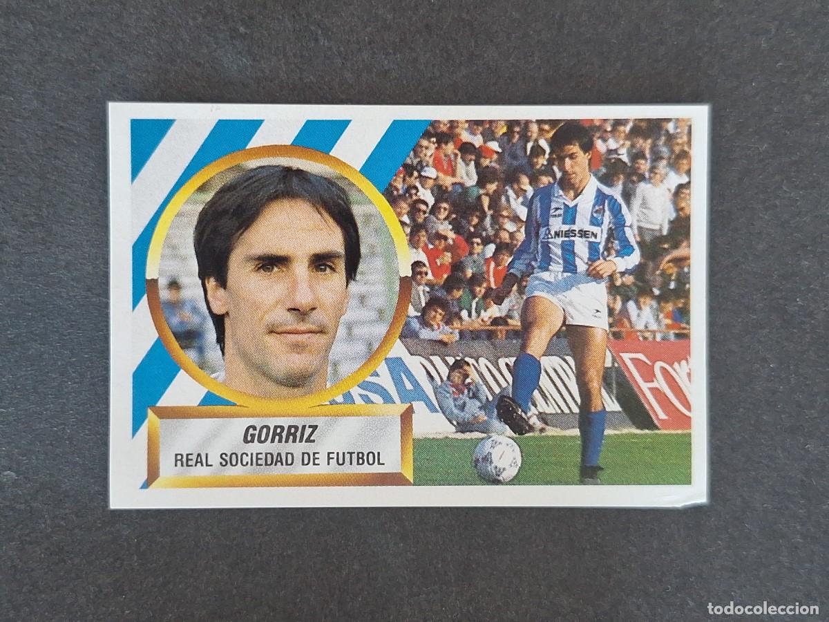 Figurine di Calcio: L5 GORRIZ REAL SOCIEDAD LIGA ESTE 1988 1989 88 89 NUNCA PEGADO SIN PEGAR