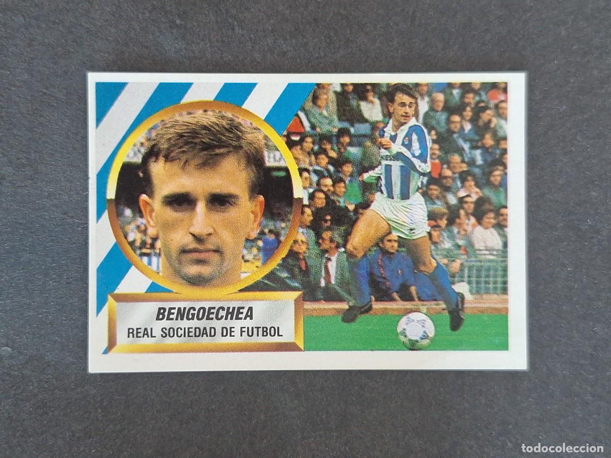 Cromos de f&uacute;tbol: L5 BENGOECHEA REAL SOCIEDAD LIGA ESTE 1988 1989 88 89 NUNCA PEGADO SIN PEGAR