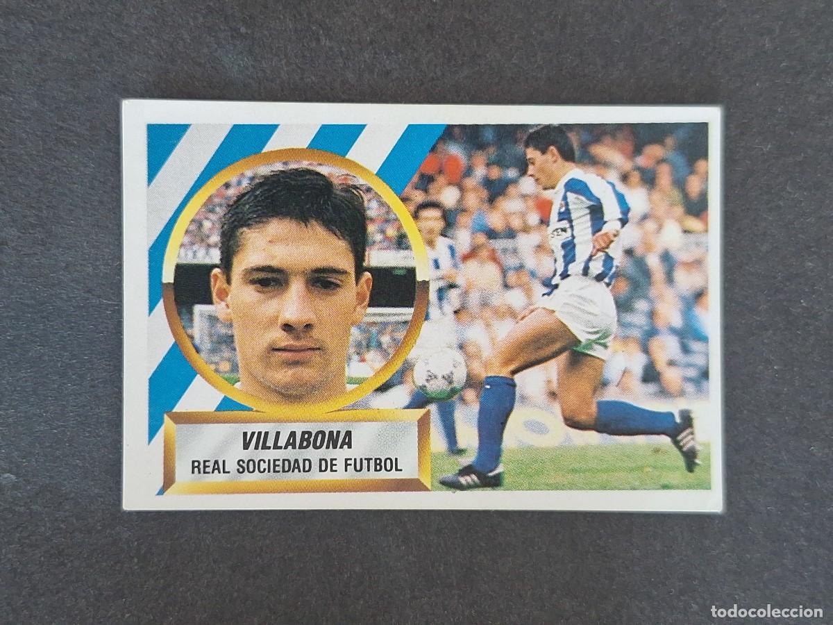 Figurine di Calcio: L5 VILLABONA REAL SOCIEDAD LIGA ESTE 1988 1989 88 89 NUNCA PEGADO SIN PEGAR