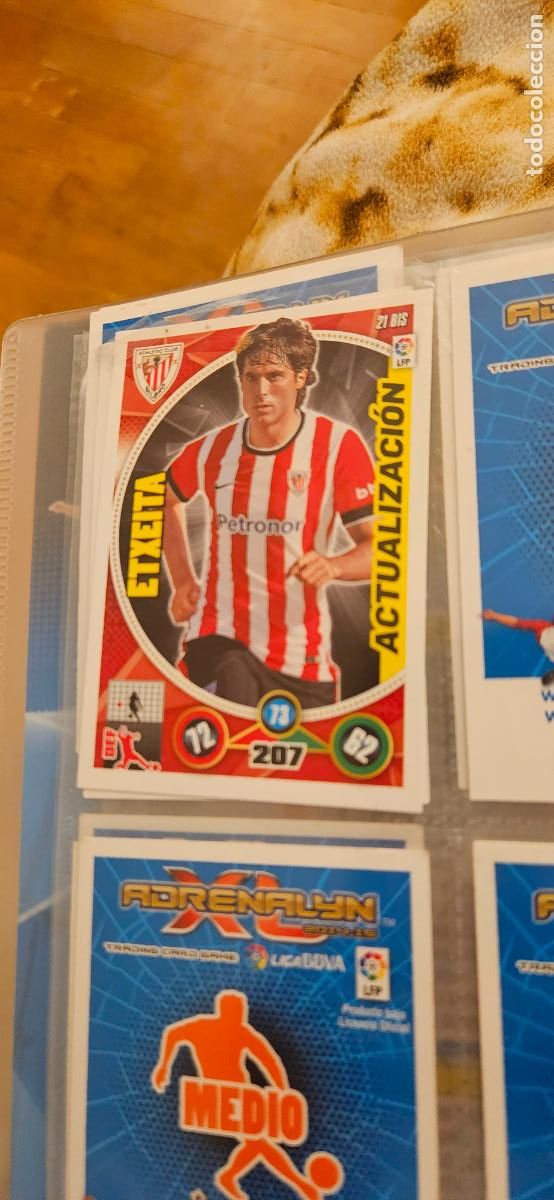 Cartes &agrave; collectionner de Football: Etxeita, Athletic Club, n&uacute;mero 021BIS, adrenalyn 2014 2015 14 15 actualizacion