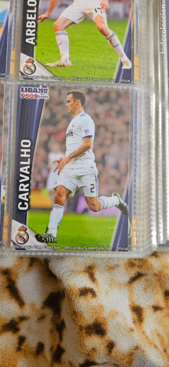 Cartes &agrave; collectionner de Football: Ricardo Carvalho, Real Madrid, n&uacute;mero 036, mundicromo 2011 2012 quiz game sport