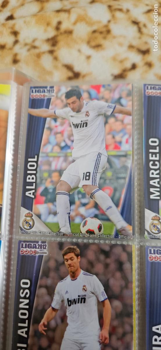 Cartes &agrave; collectionner de Football: Ra&uacute;l Albiol, Real Madrid, n&uacute;mero 037, mundicromo 2011 2012 quiz game sport