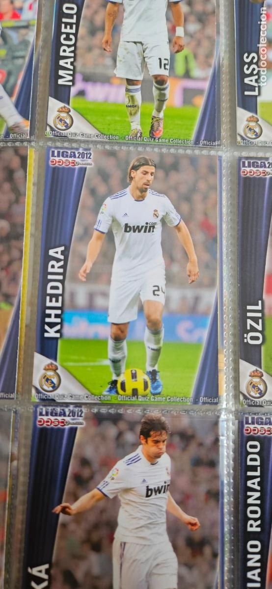 Cartes &agrave; collectionner de Football: Sami Khedira, Real Madrid, n&uacute;mero 041, mundicromo 2011 2012 quiz game sport