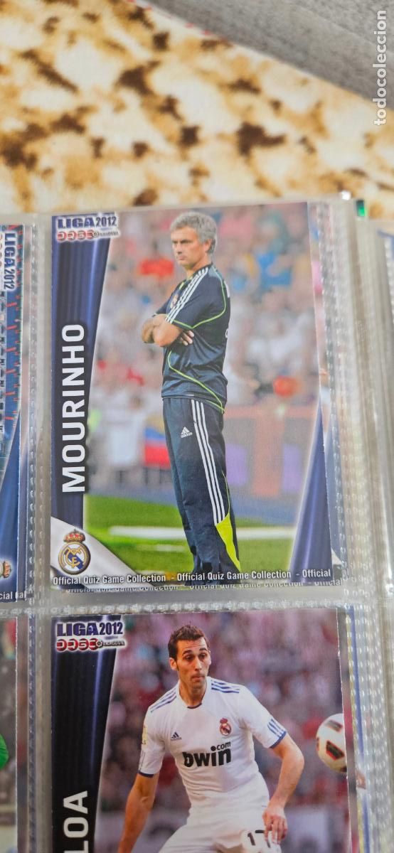 Cromos de Futebol: Jos&eacute; Mourinho, Real Madrid, n&uacute;mero 030, mundicromo 2011 2012 quiz game sport
