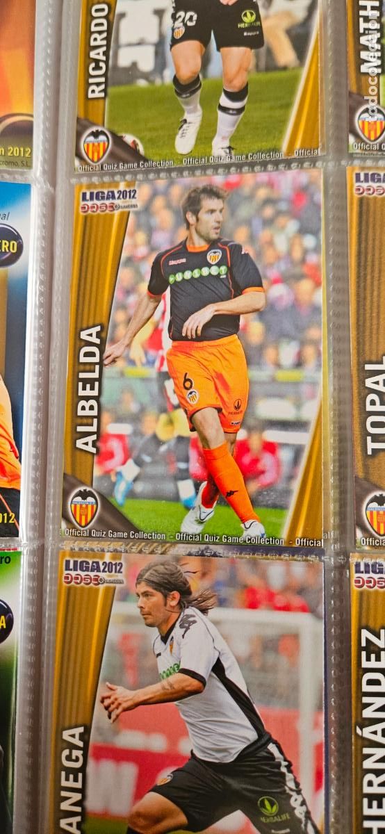Football Stickers: David Albelda, Valencia C.F., n&uacute;mero 067, mundicromo 2011 2012 quiz game sport