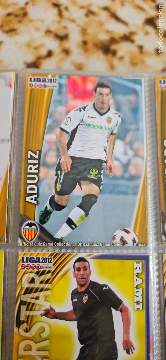 Football Stickers: aduriz 74, Valencia C.F., n&uacute;mero 074, mundicromo 2011 2012 quiz game sport