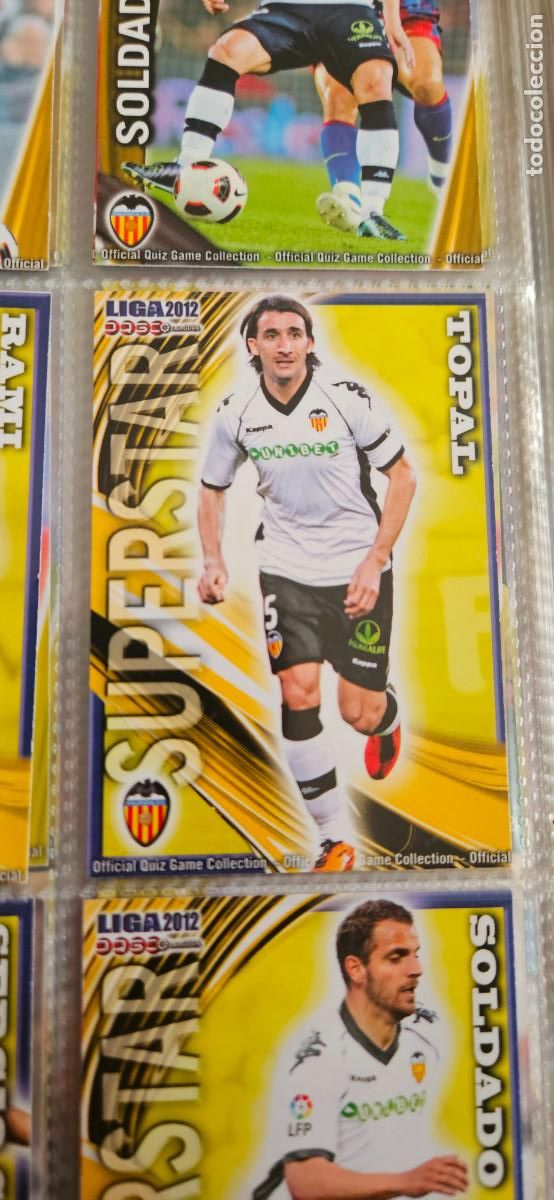 Football Stickers: topal (Superstar), Valencia C.F., n&uacute;mero 078, mundicromo 2011 2012 quiz game sport