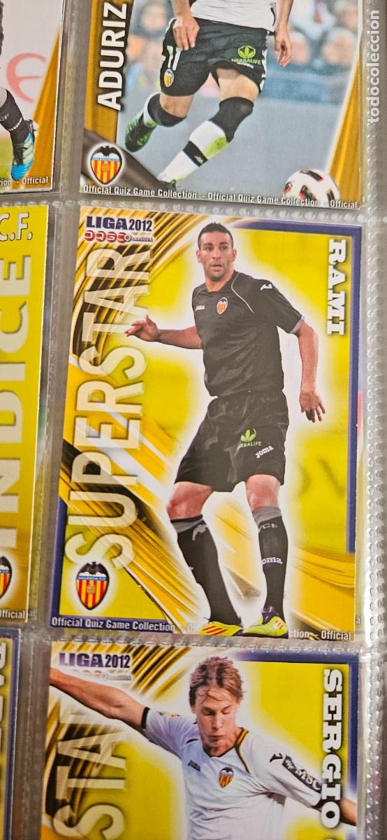 Football Stickers: Rami (Superstar), Valencia C.F., n&uacute;mero 077, mundicromo 2011 2012 quiz game sport