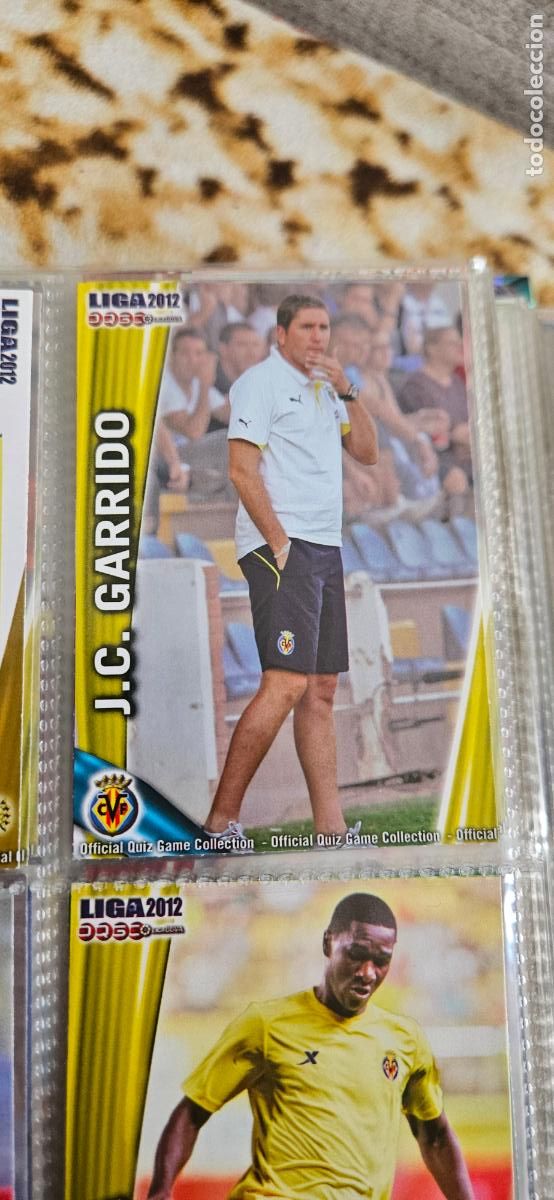 Football Stickers: Juan Carlos Garrido, Villarreal C.F., n&uacute;mero 084, mundicromo 2011 2012 quiz game sport